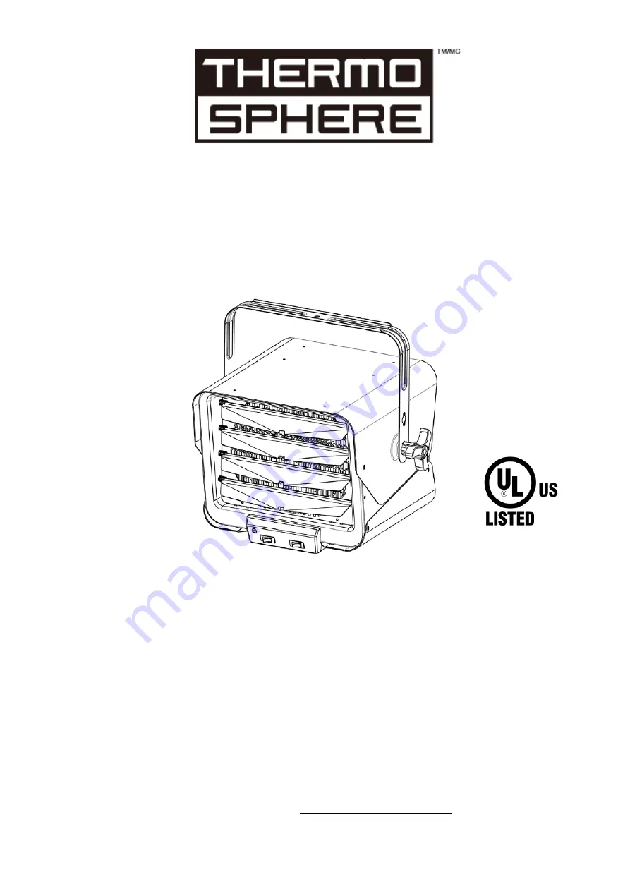 mecanair Thermo Sphere PH-960XN Owner'S Manual Download Page 1