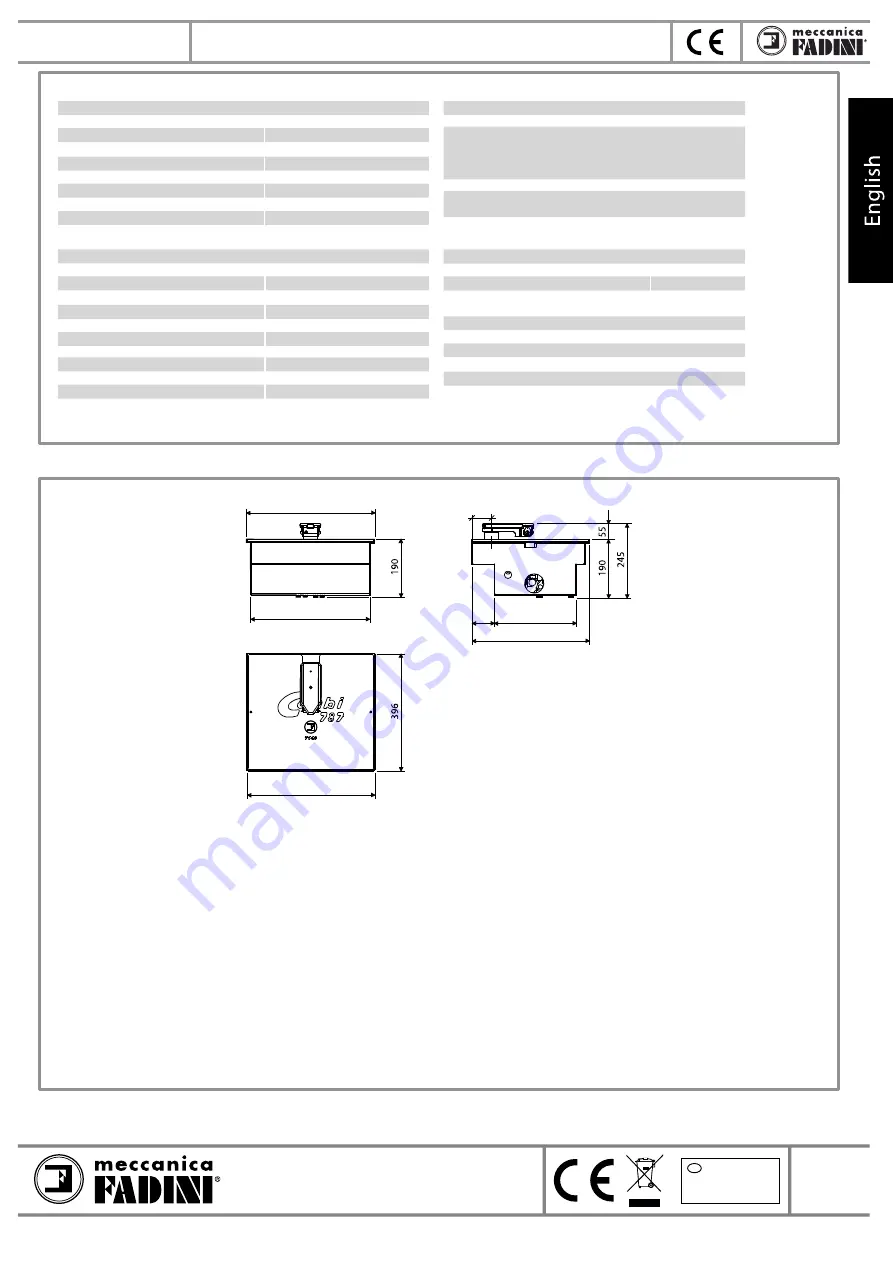 Meccanica Fadini COMBI 787 Instruction Manual Download Page 13