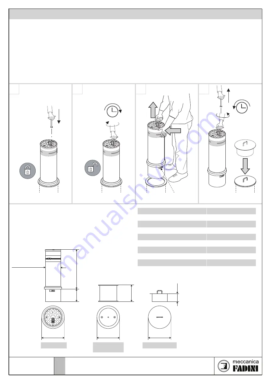 Meccanica Fadini VIMARI 2316 Instructions Manual Download Page 14