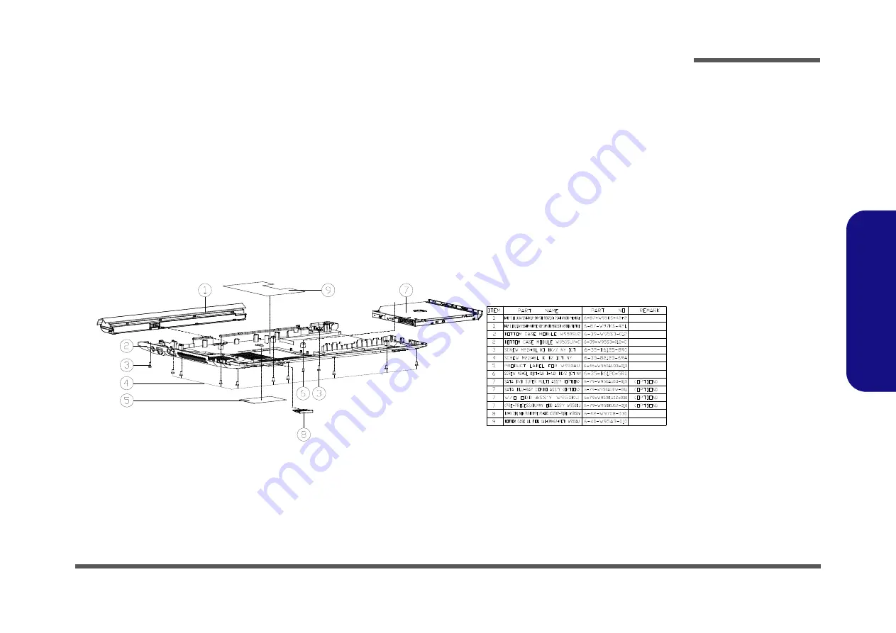 Mecer Xpression W950AU Service Manual Download Page 47