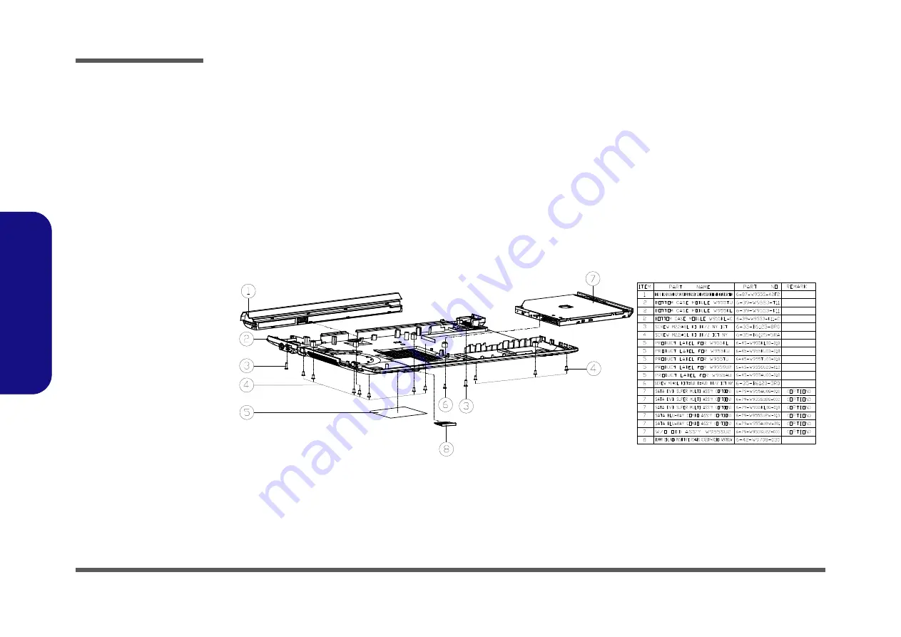 Mecer Xpression W950AU Service Manual Download Page 48