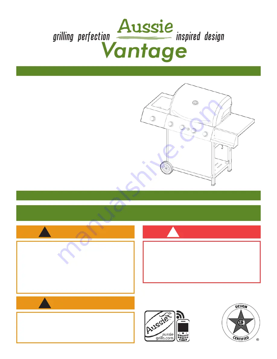 Meco Aussie Vantage 67A4T09K21 Use Скачать руководство пользователя страница 1