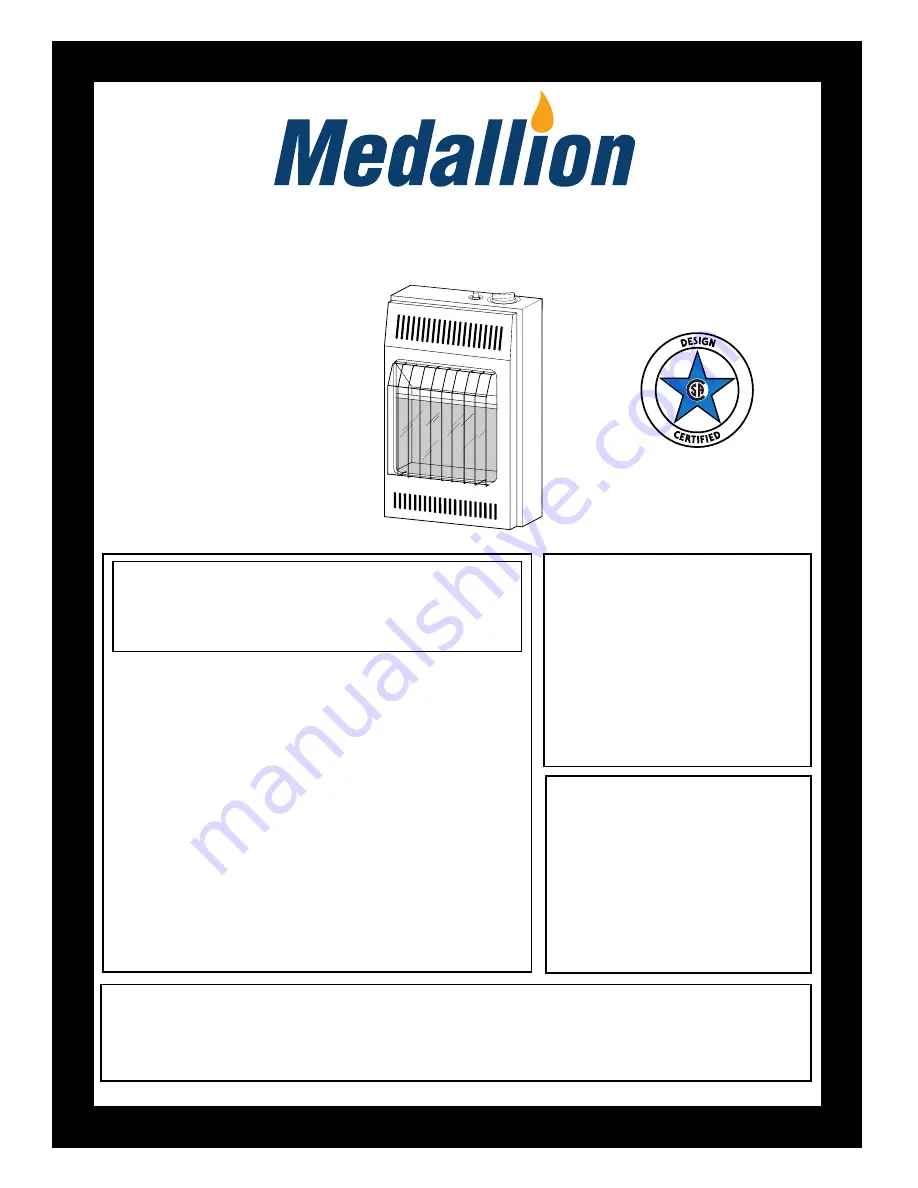 Medallion MBN10LA Скачать руководство пользователя страница 1