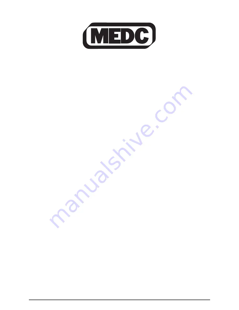 MEDC SM87LED Technical Manual Download Page 1