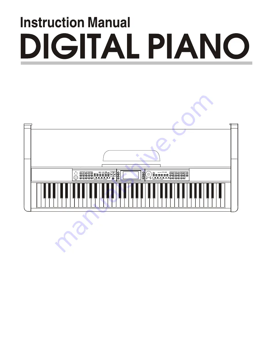 Medeli DP660 Instruction Manual Download Page 1