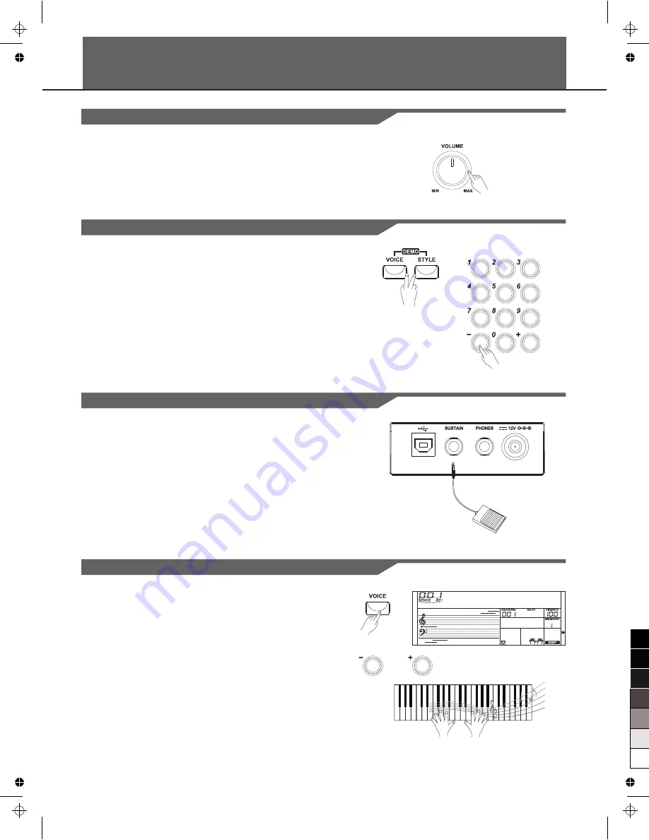 Medeli ELECTRONIC KEYBOARD Owner'S Manual Download Page 8