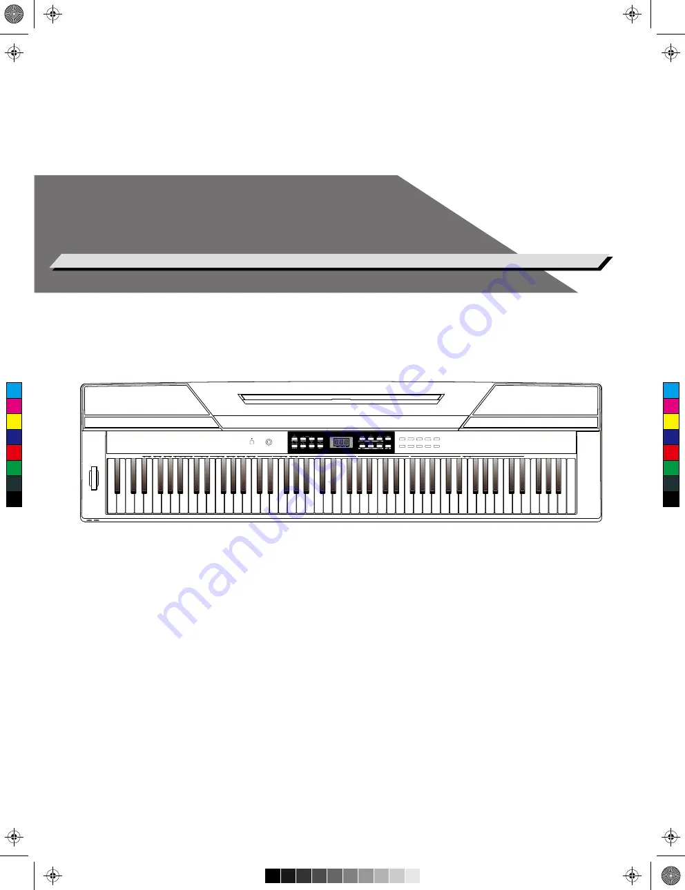 Medeli SP4000/BK Owner'S Manual Download Page 1