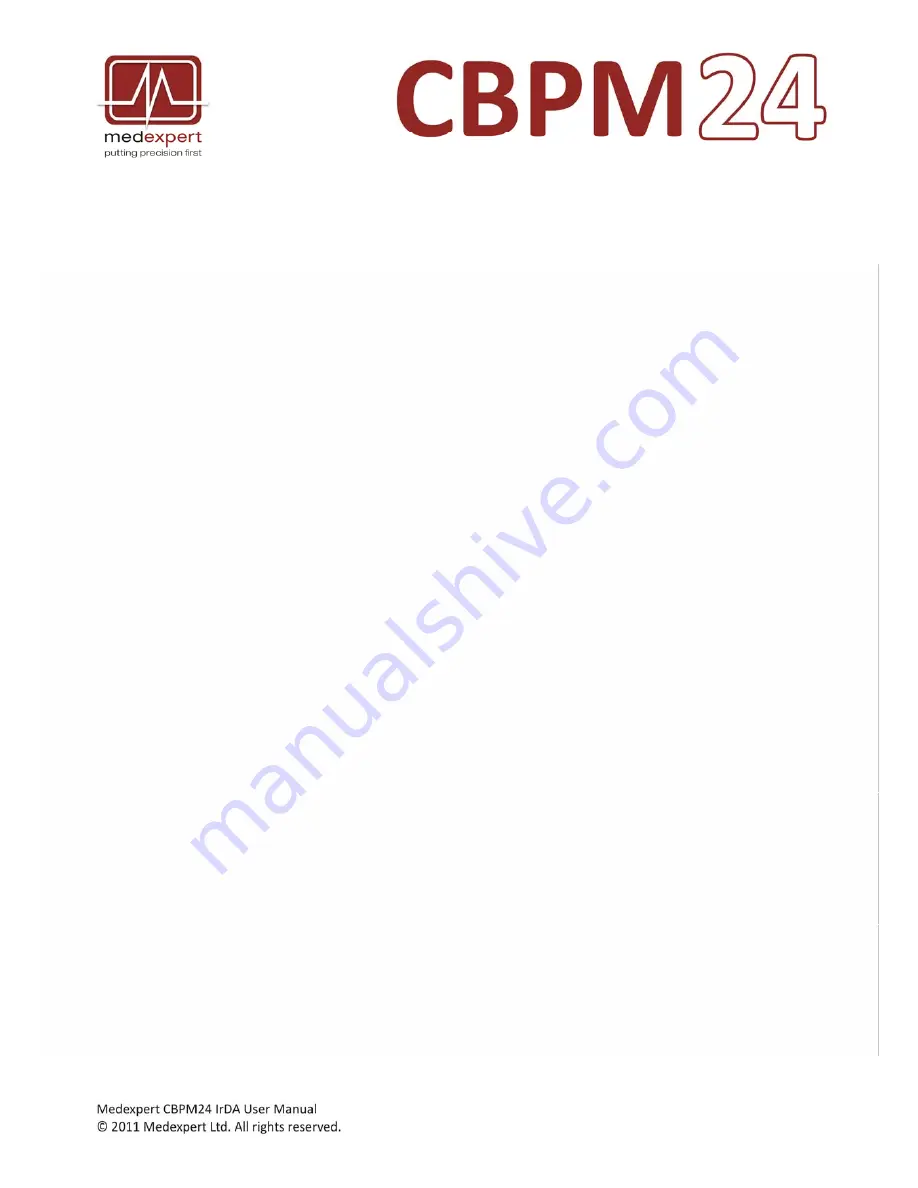 Medexpert CBPM24 User Manual Download Page 20