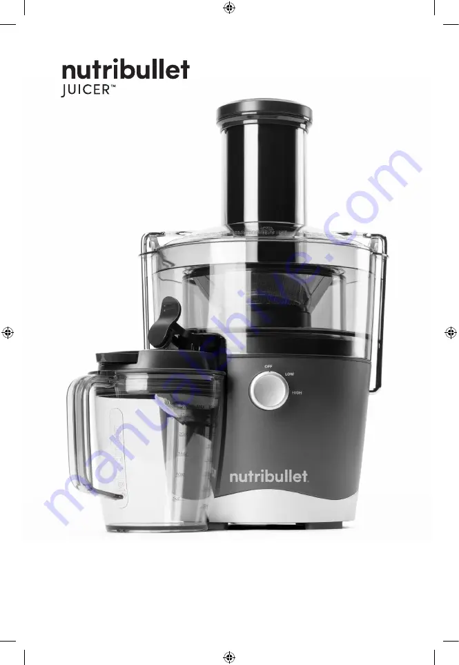 MediaShop nutribullet User Manual Download Page 1