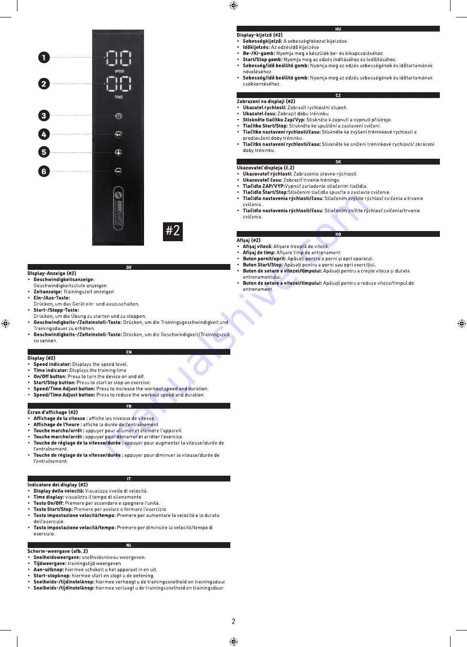 MediaShop VIBROSHAPER Vitafit User Instructions Download Page 2