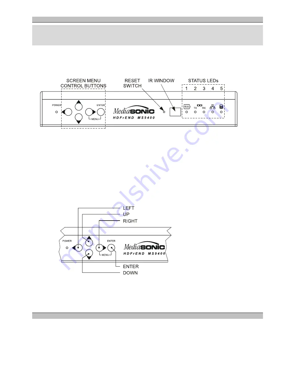 MediaSonic MS9400 HD FrEND Скачать руководство пользователя страница 11