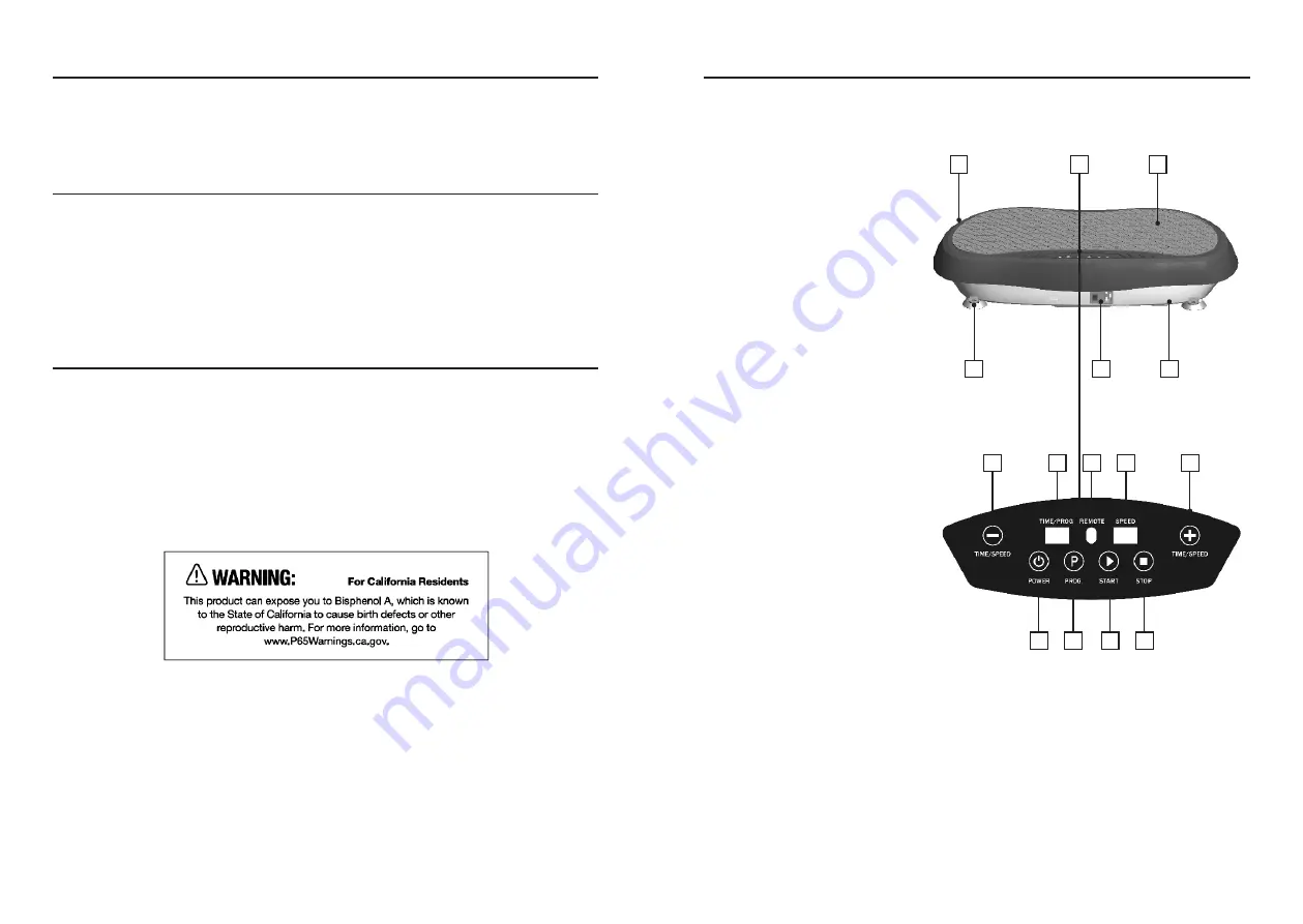 Medic Therapeutics Vibrating Fitness Platform User Manual Download Page 3