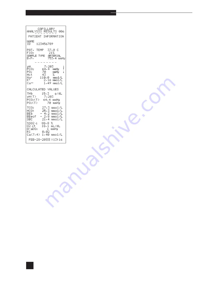 Medica EasyStat Operator'S Manual Download Page 36