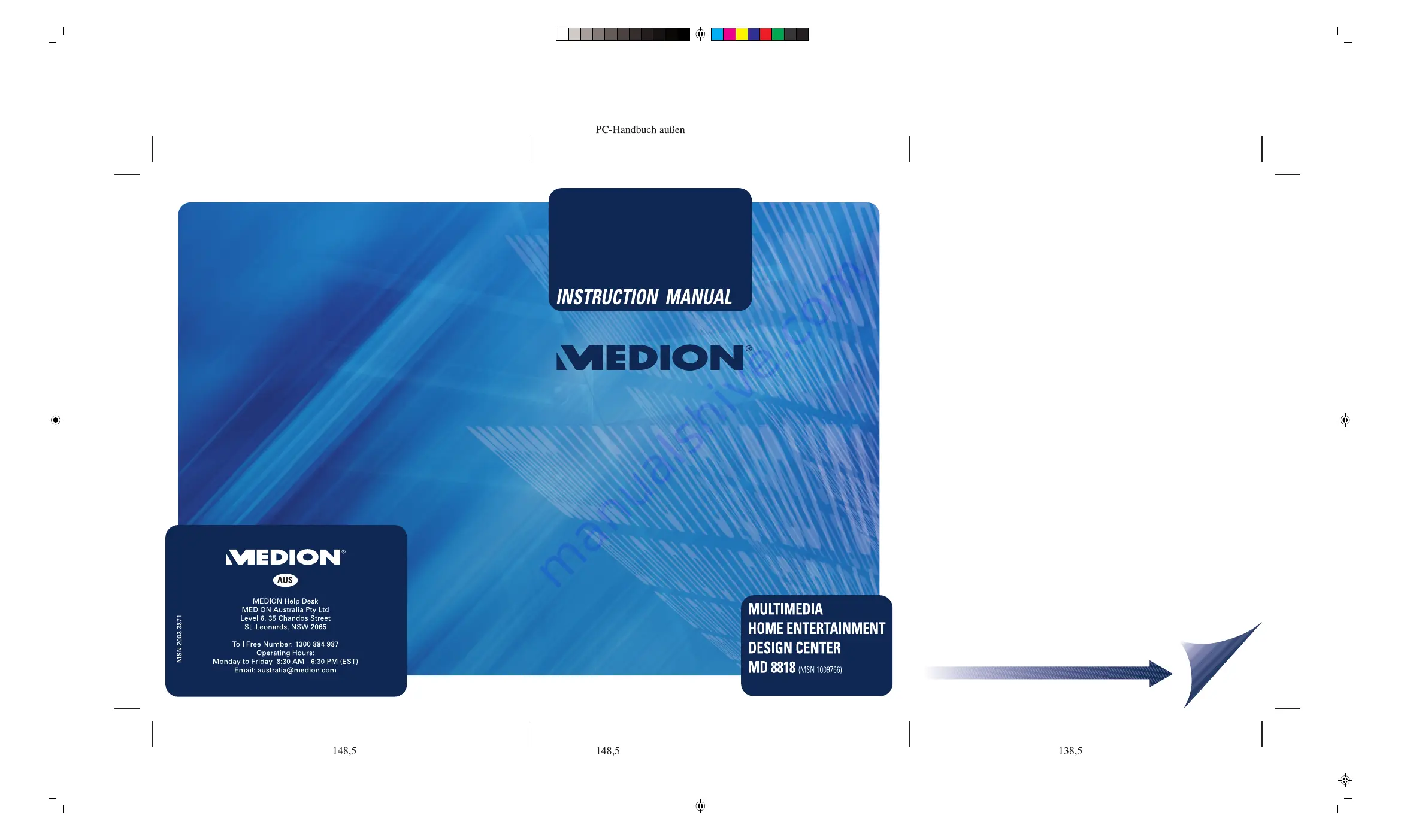 Medion MD 8818 Instruction Manual Download Page 1