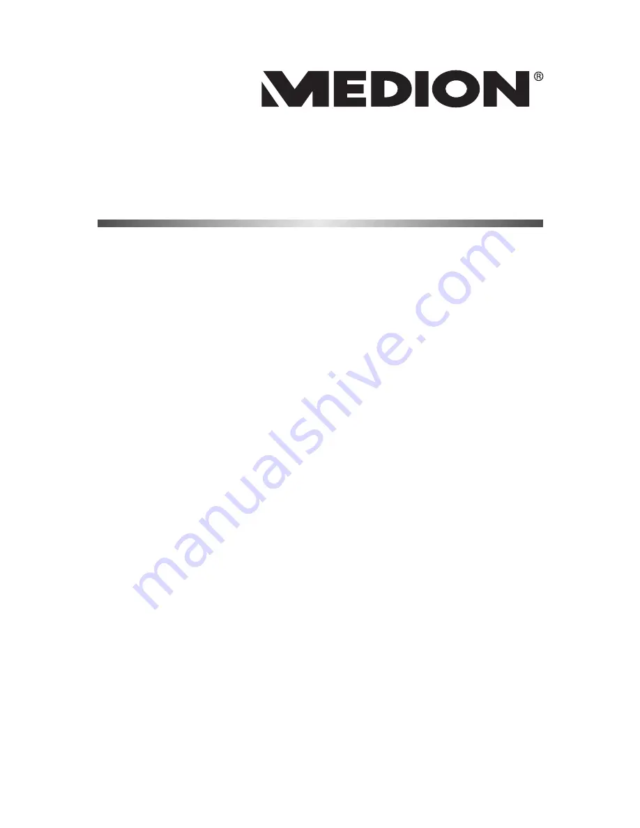 Medion MD99478 Instruction Manual Download Page 1