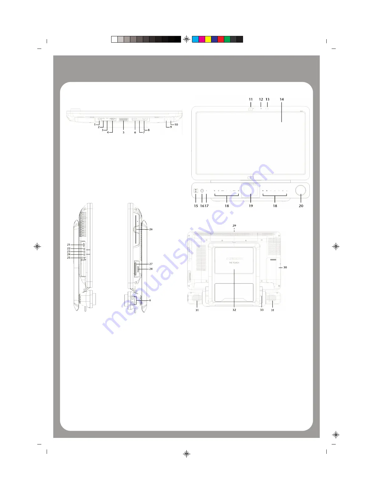 Medion Touch X961 Quick Reference Download Page 1