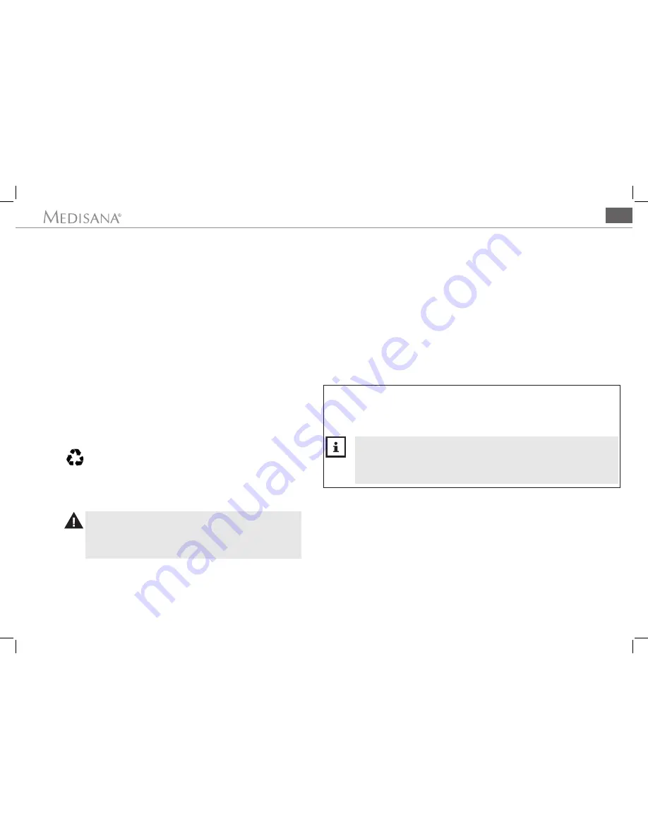 Medisafe RC 410 Instruction Manual Download Page 21