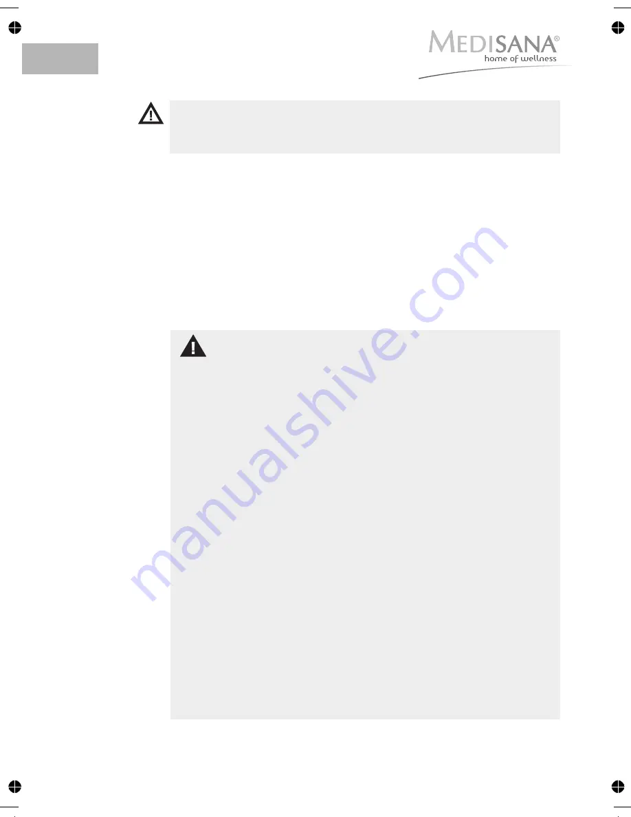 Medisana HM 850 Manual Download Page 8