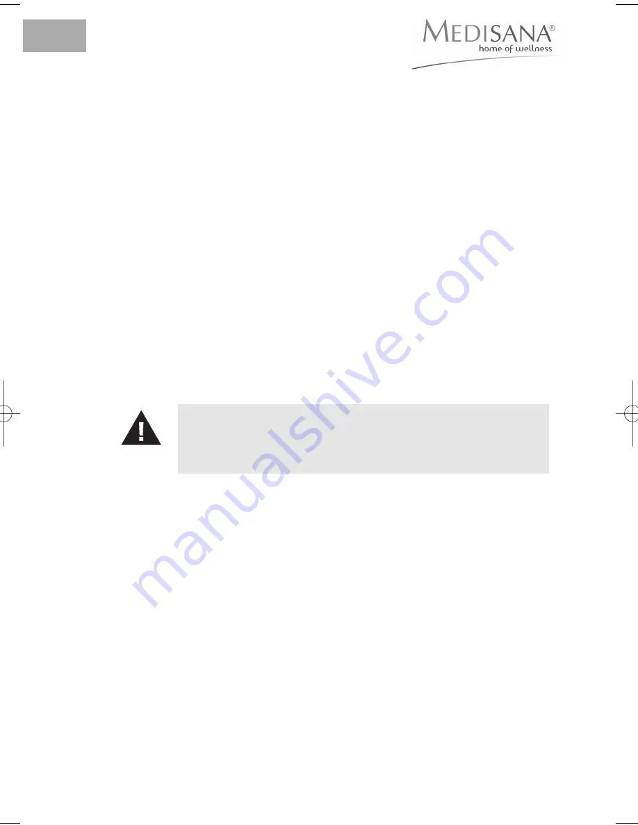 Medisana HP 605 Instruction Manual Download Page 18