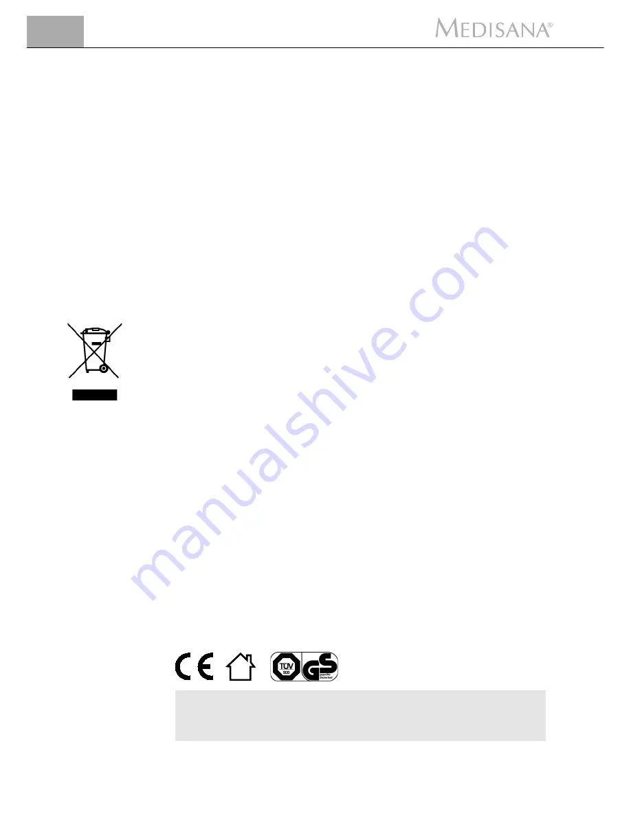 Medisana HU 665 Instruction Manual Download Page 20