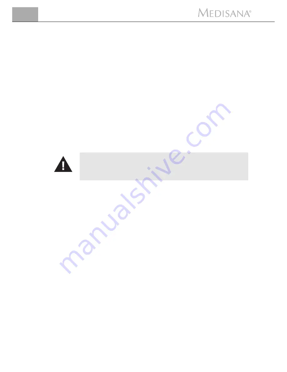 Medisana HU 665 Instruction Manual Download Page 66