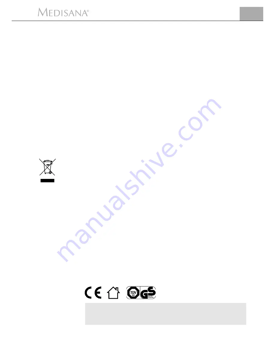 Medisana HU 665 Instruction Manual Download Page 75