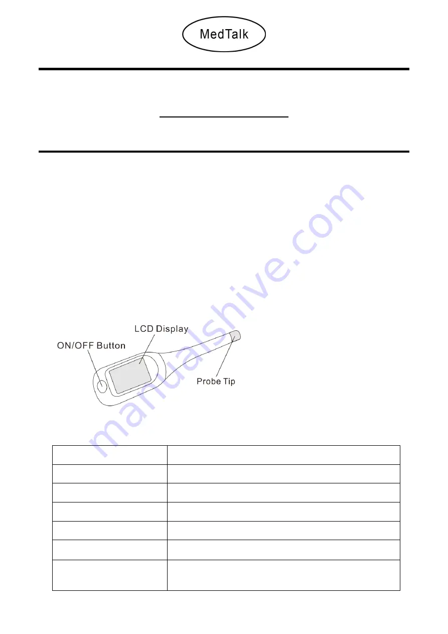 MedTalk 1327S Instructions For Use Download Page 1