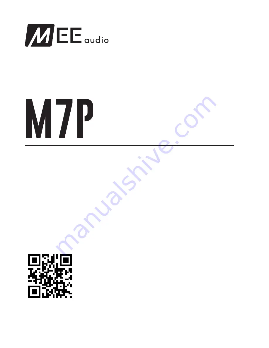 MEE M7P User Manual Download Page 1