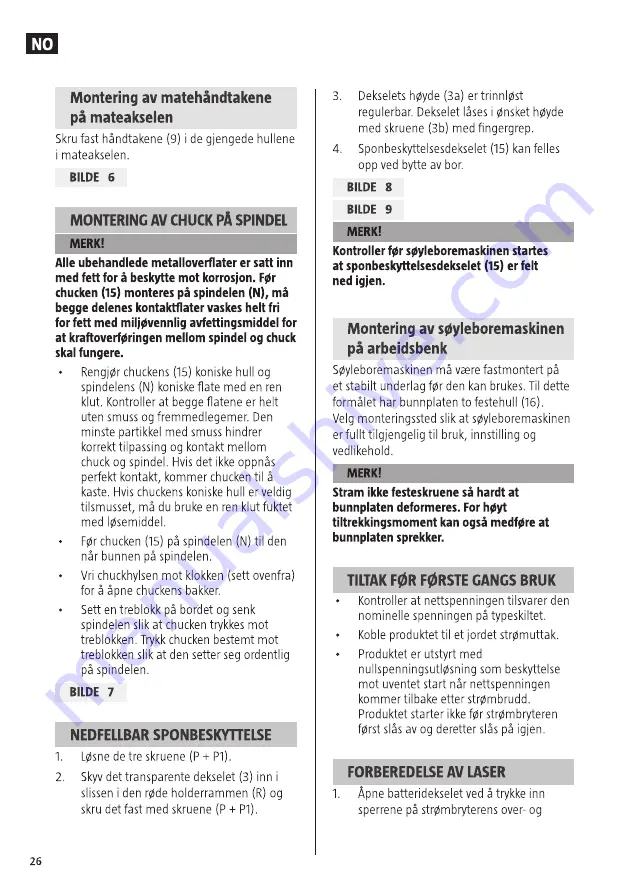 Meec tools 016640 Manual Download Page 139