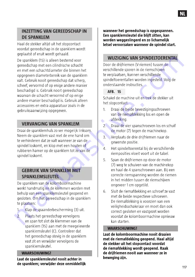 Meec tools 016640 Manual Download Page 230