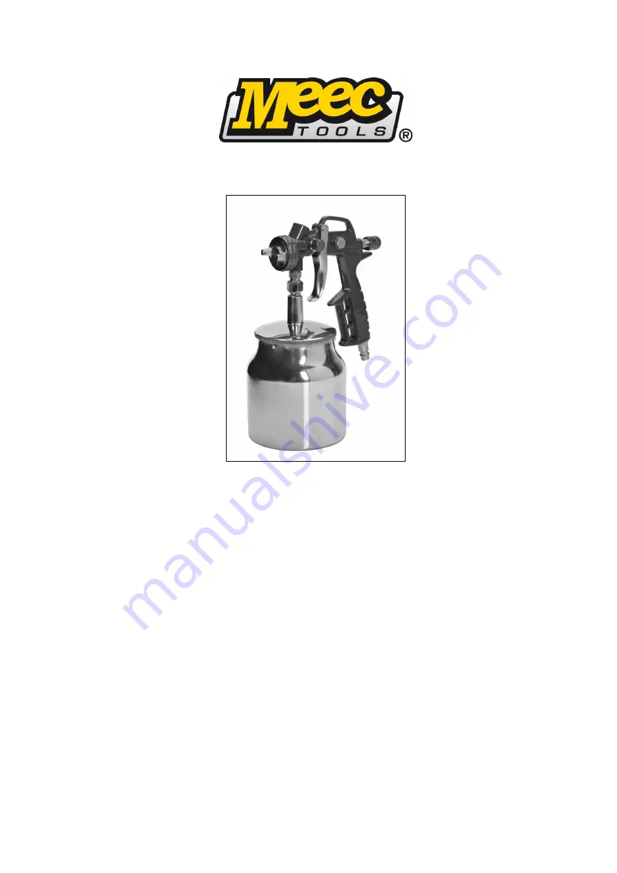 Meec tools 082-207 Operating Instructions Manual Download Page 1