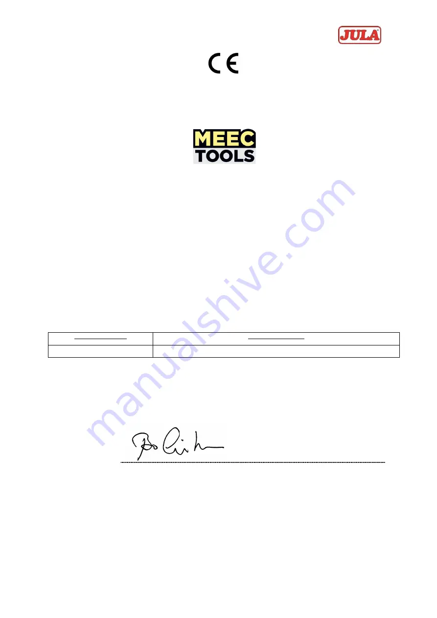 Meec tools 082-207 Operating Instructions Manual Download Page 3