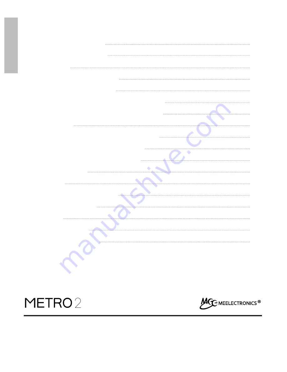 Meelectronics AF72 User Manual Download Page 2