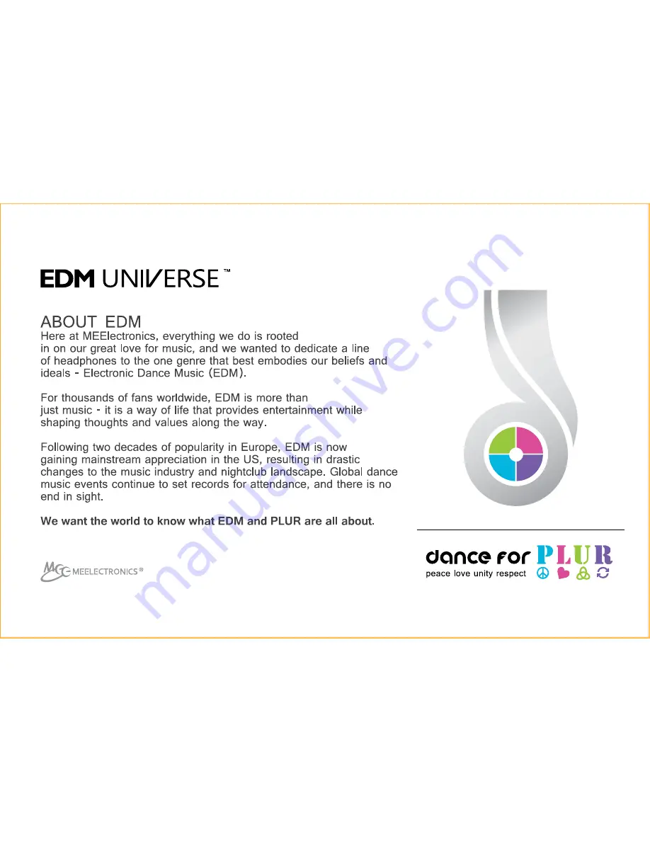 Meelectronics EDM Universe User Manual Download Page 3