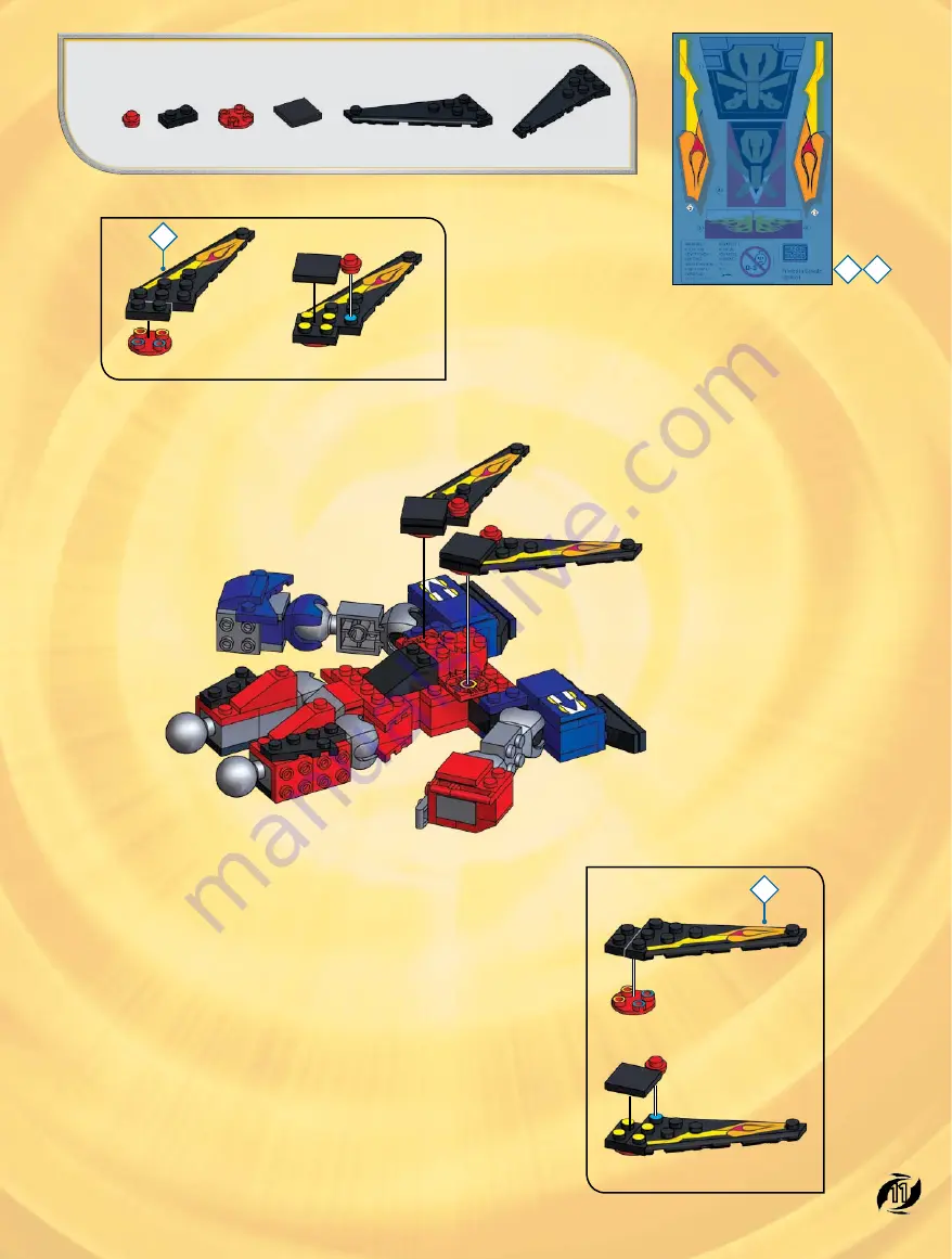 Mega Bloks 5665 Manual Download Page 11