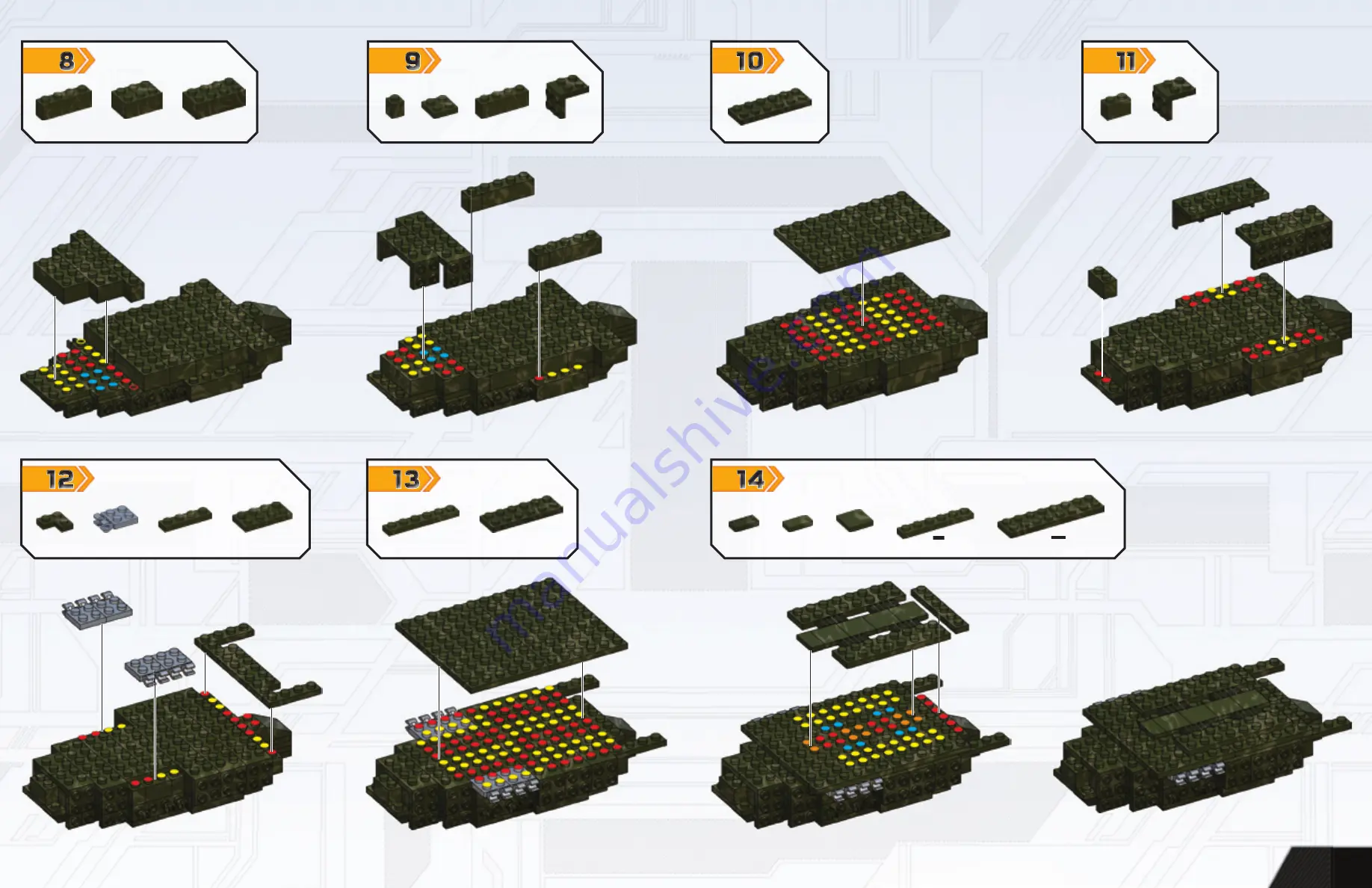 Mega Bloks 97129 Assembly Instructions Manual Download Page 7