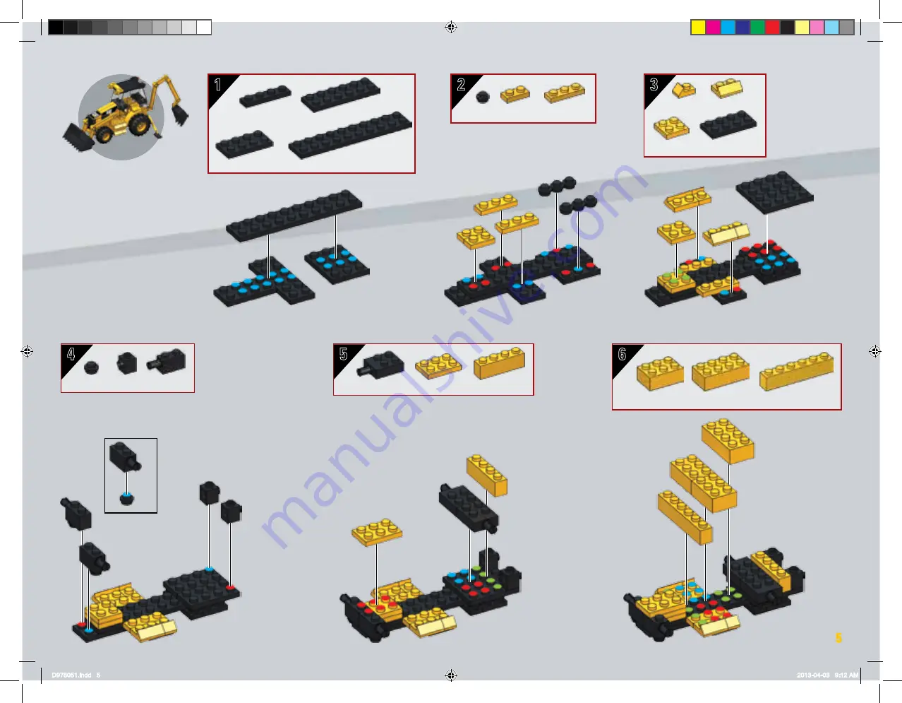 Mega Bloks 97805 Скачать руководство пользователя страница 5