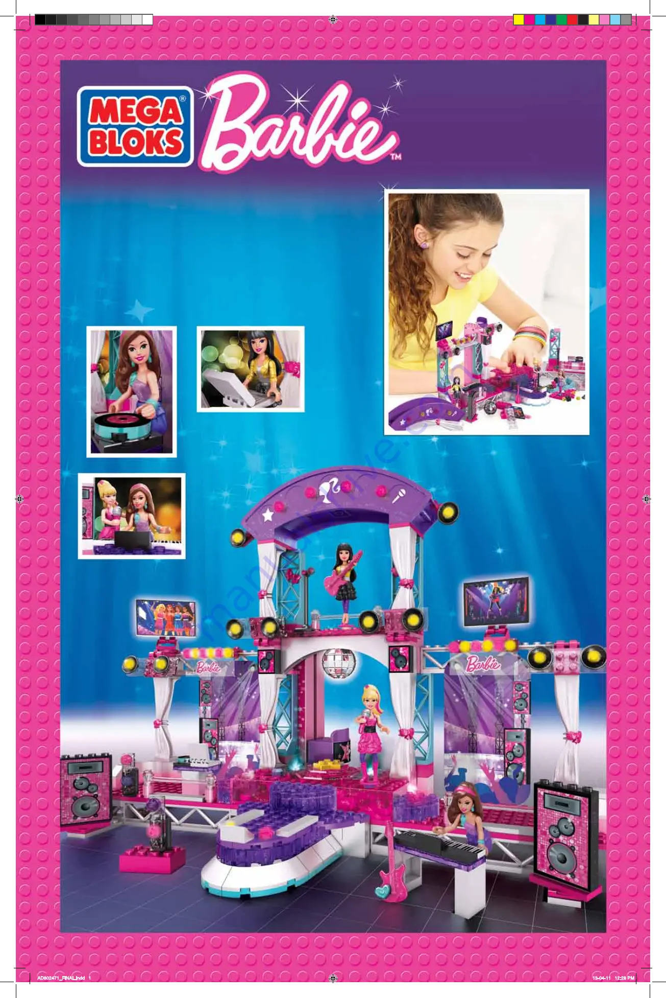 Mega Bloks Barbie 80247 Скачать руководство пользователя страница 1