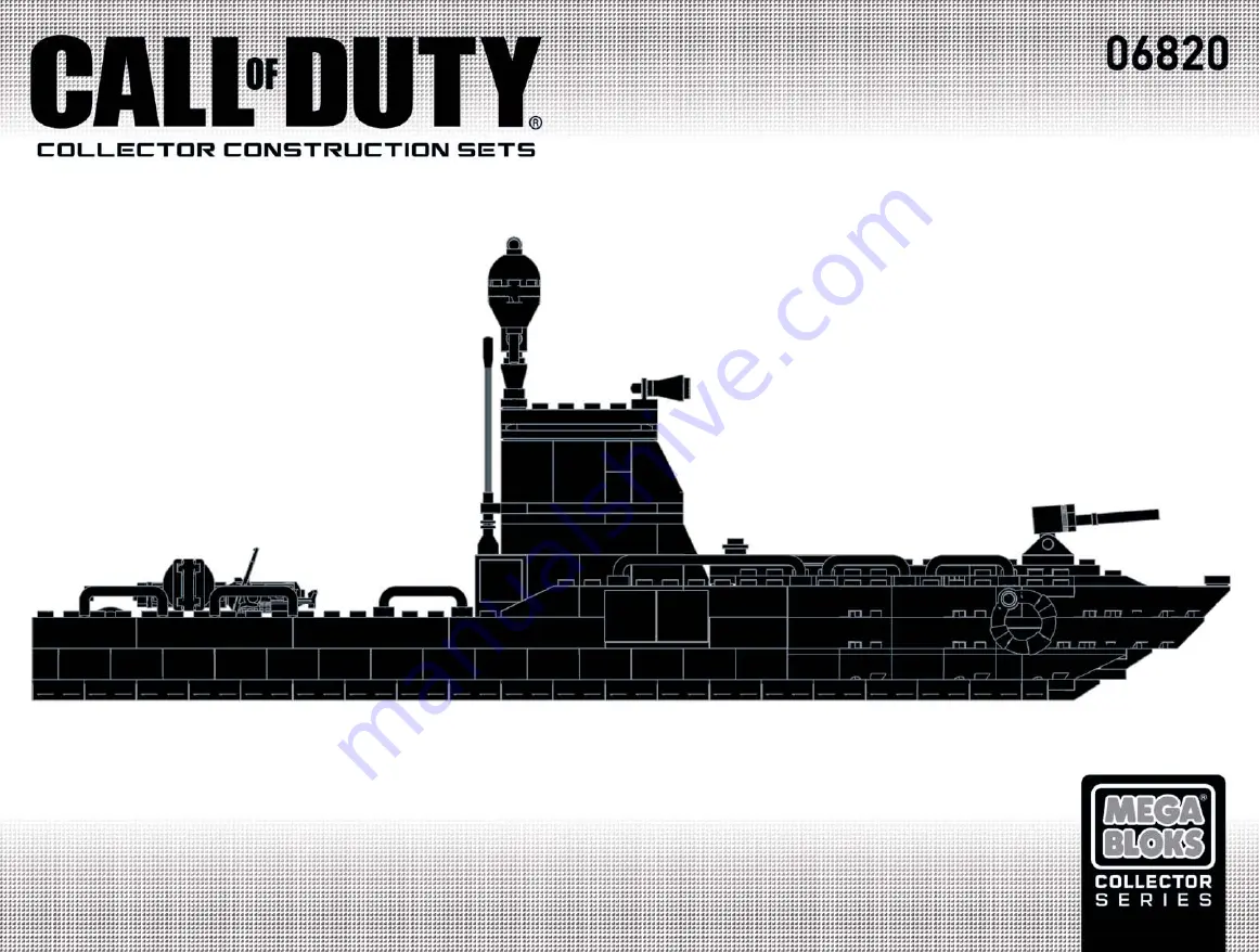 Mega Bloks Call of Duty 06820 Скачать руководство пользователя страница 1