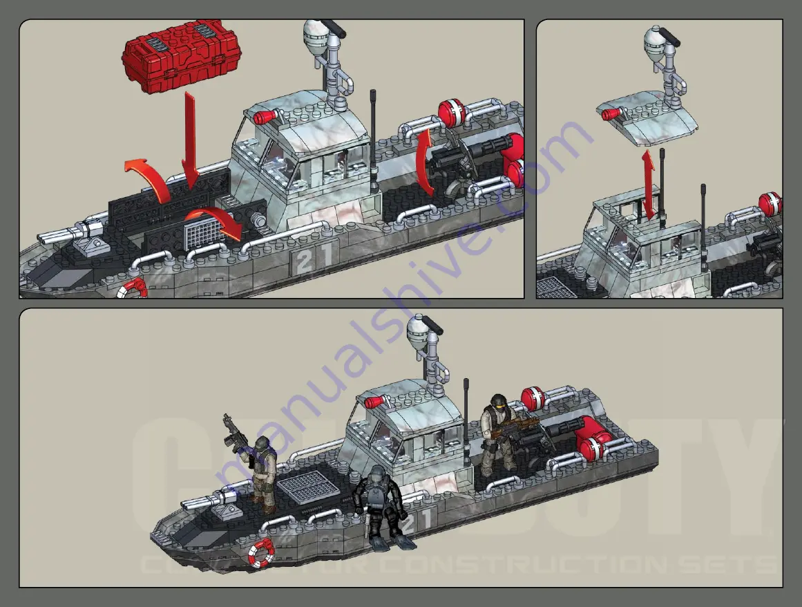 Mega Bloks Call of Duty 06820 Скачать руководство пользователя страница 23