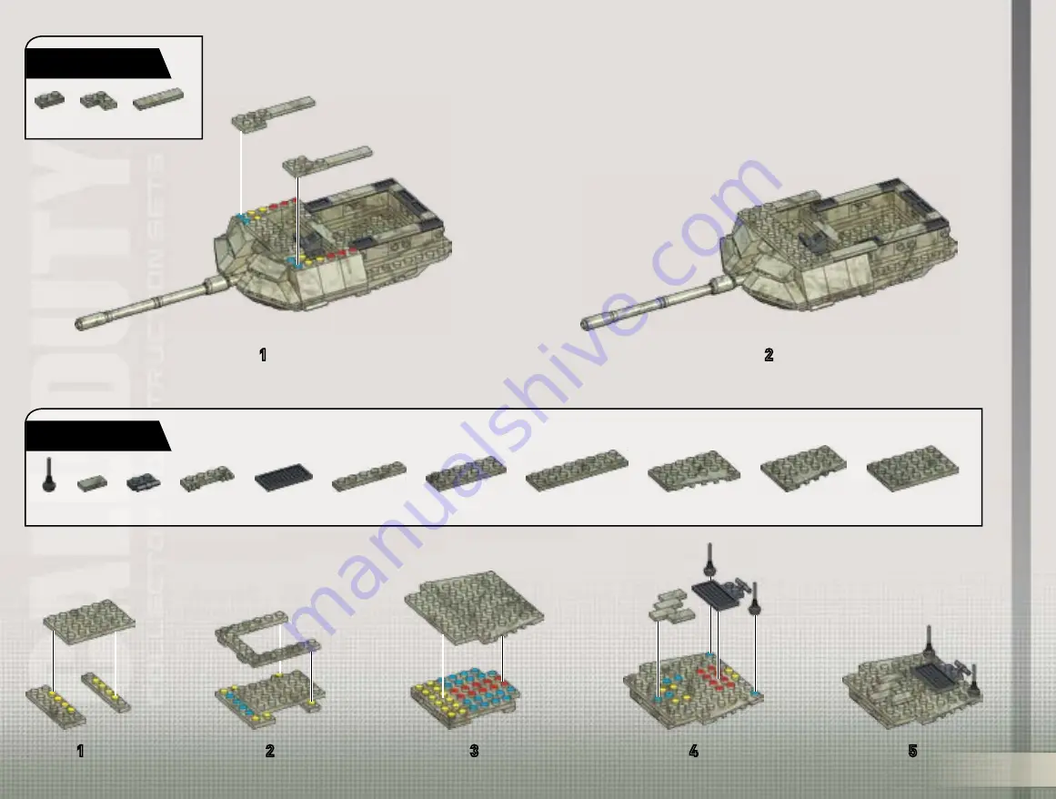 Mega Bloks Call of Duty 06822 Instructions Manual Download Page 23