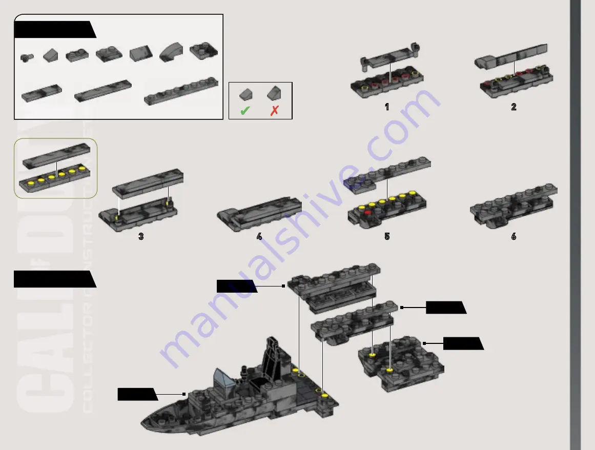 Mega Bloks Call of Duty CNG86 Instructions Manual Download Page 10