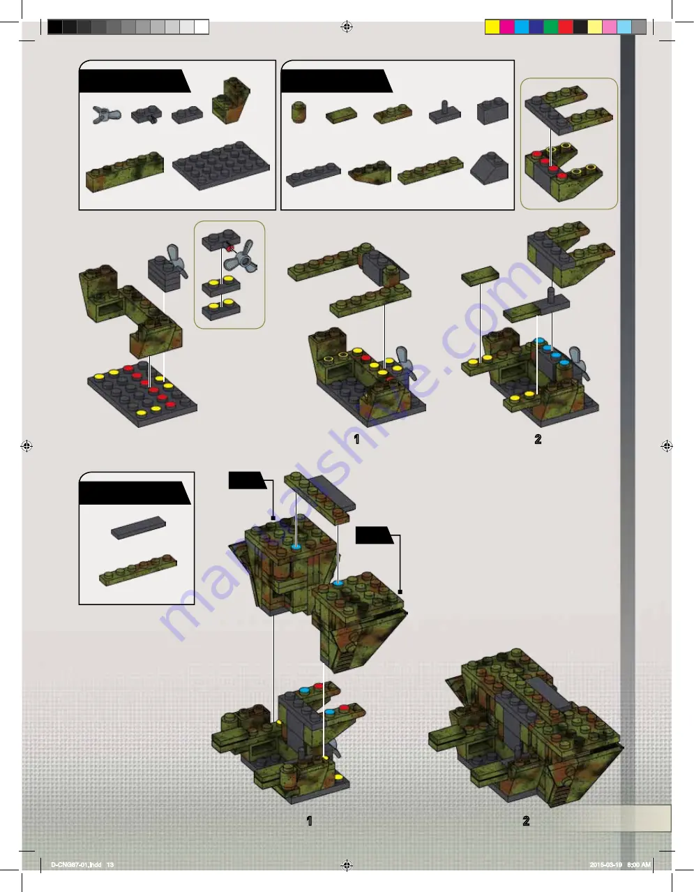 Mega Bloks Call of Duty CNG87 Скачать руководство пользователя страница 13