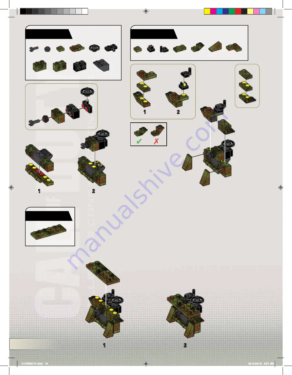 Mega Bloks Call of Duty CNG87 Instructions Manual Download Page 16