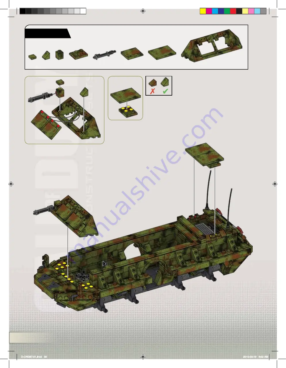 Mega Bloks Call of Duty CNG87 Instructions Manual Download Page 30