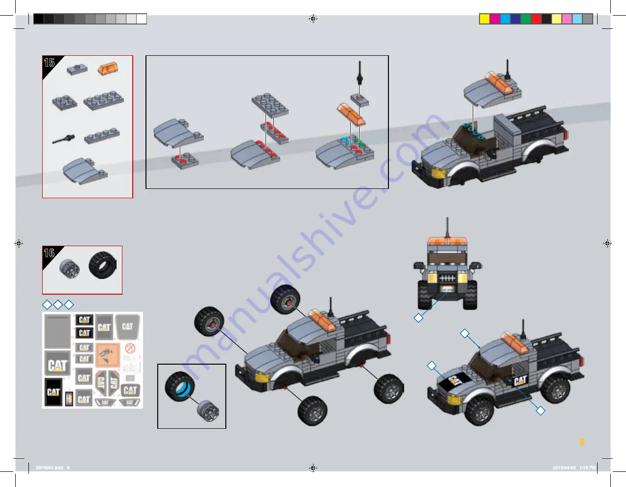 Mega Bloks CAT 97800 Скачать руководство пользователя страница 9