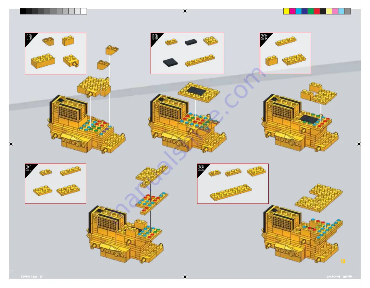 Mega Bloks CAT 97800 Скачать руководство пользователя страница 13