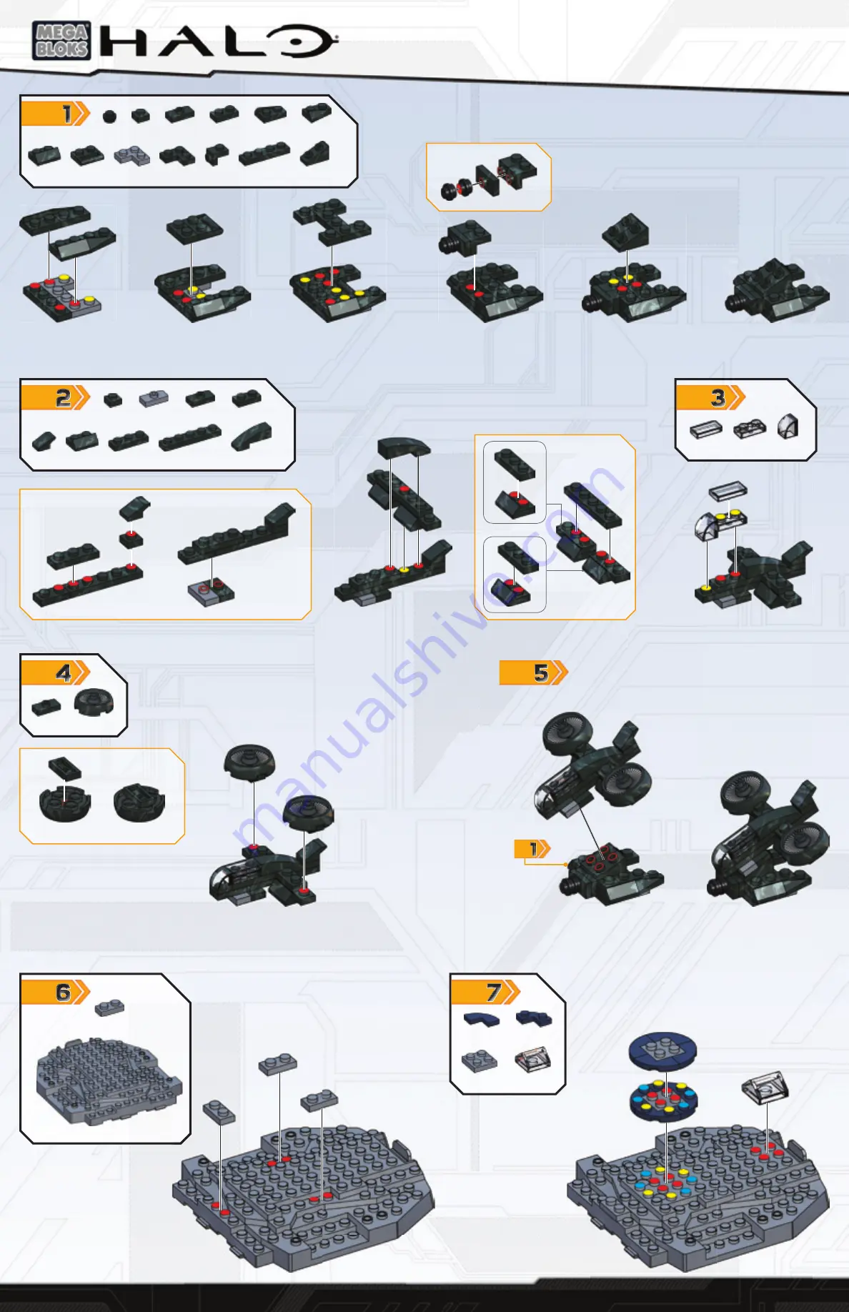 Mega Bloks HALO 97224 Manual Download Page 1