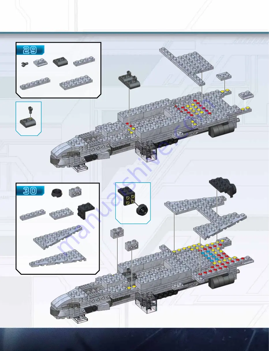 Mega Bloks Halo 97380 Assembly Instructions Manual Download Page 23