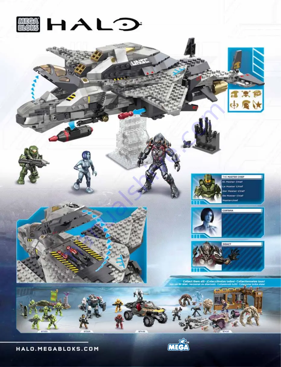 Mega Bloks Halo 97380 Скачать руководство пользователя страница 32